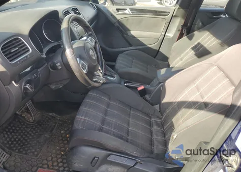 2012 Volkswagen Gti из США, поврежденный, VIN WVWHD7AJ4CW089953